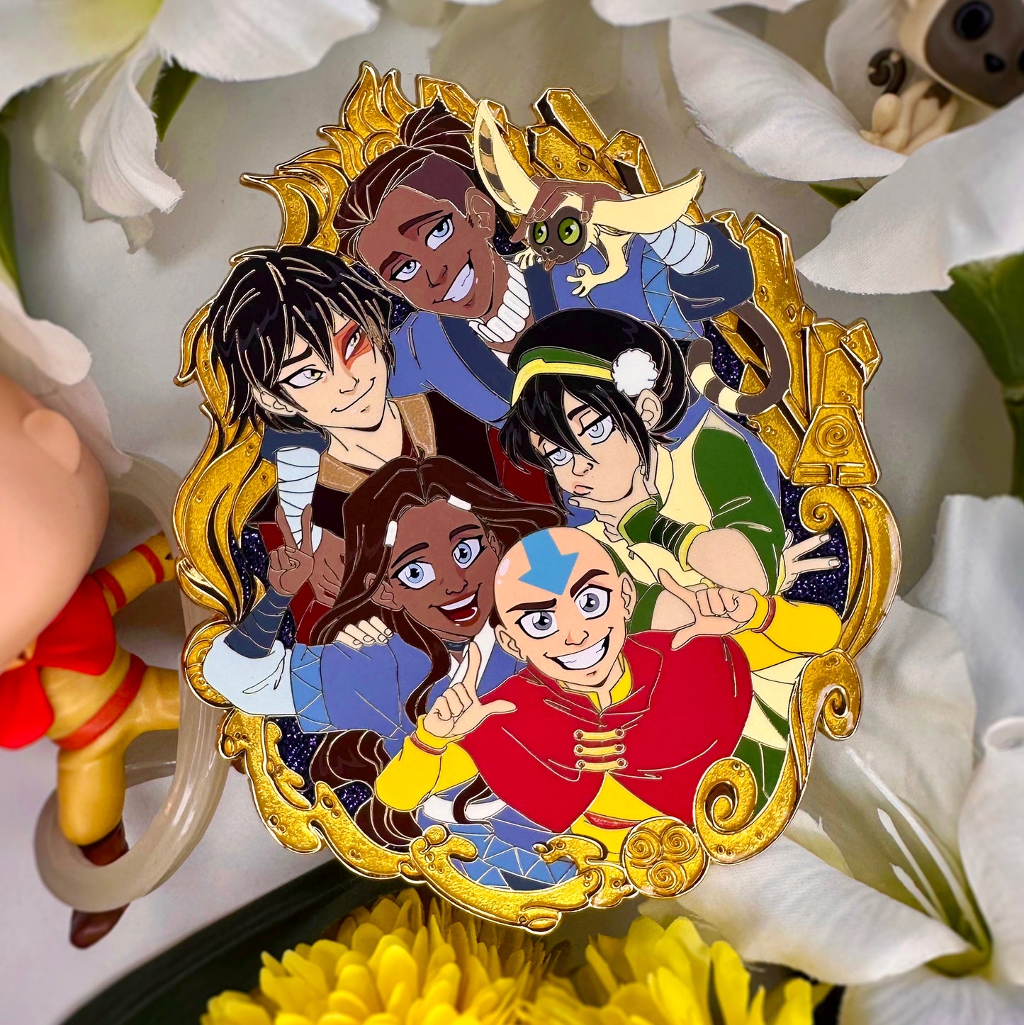 Avatar Gang hard enamel pin