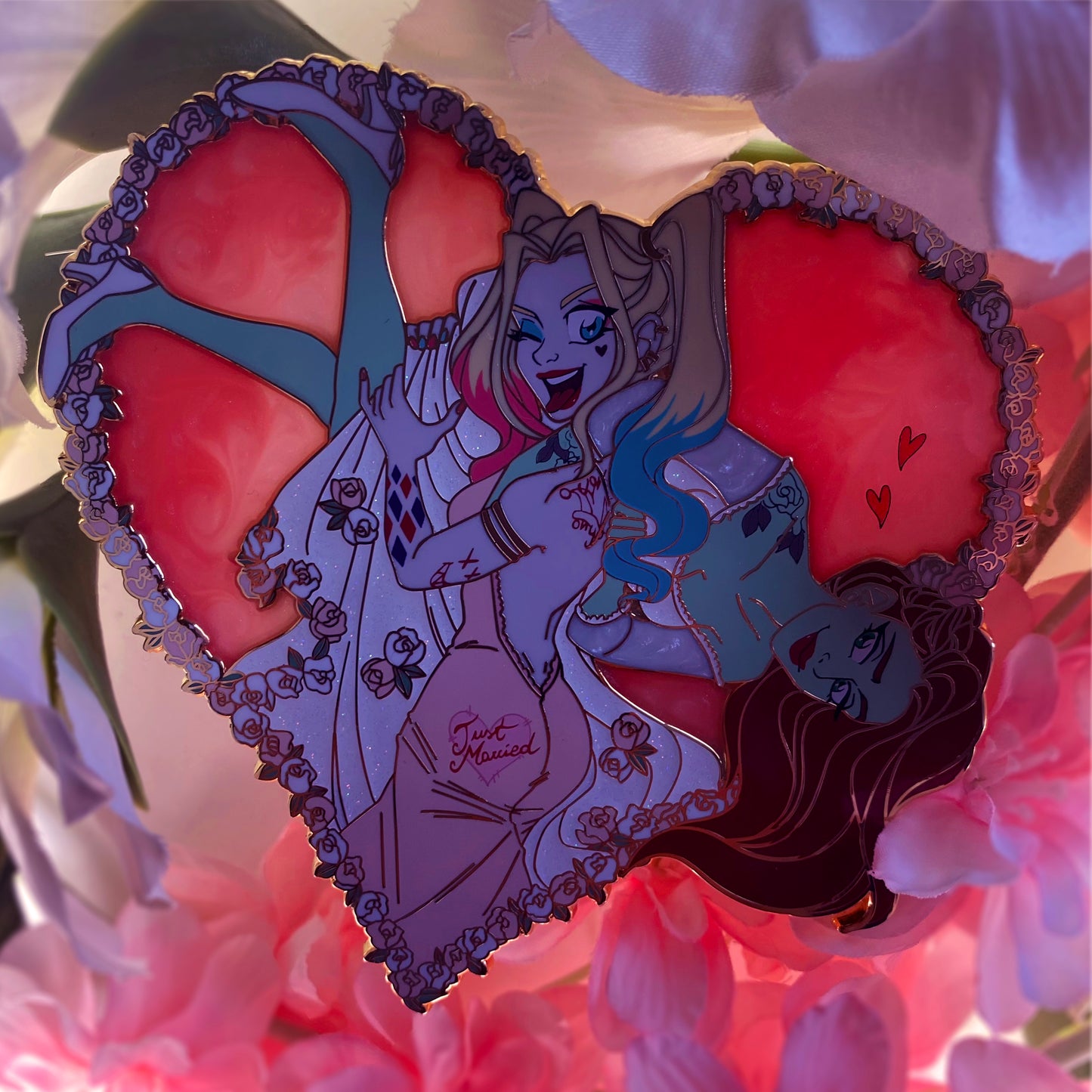 Harlivy Wedding hard enamel pin
