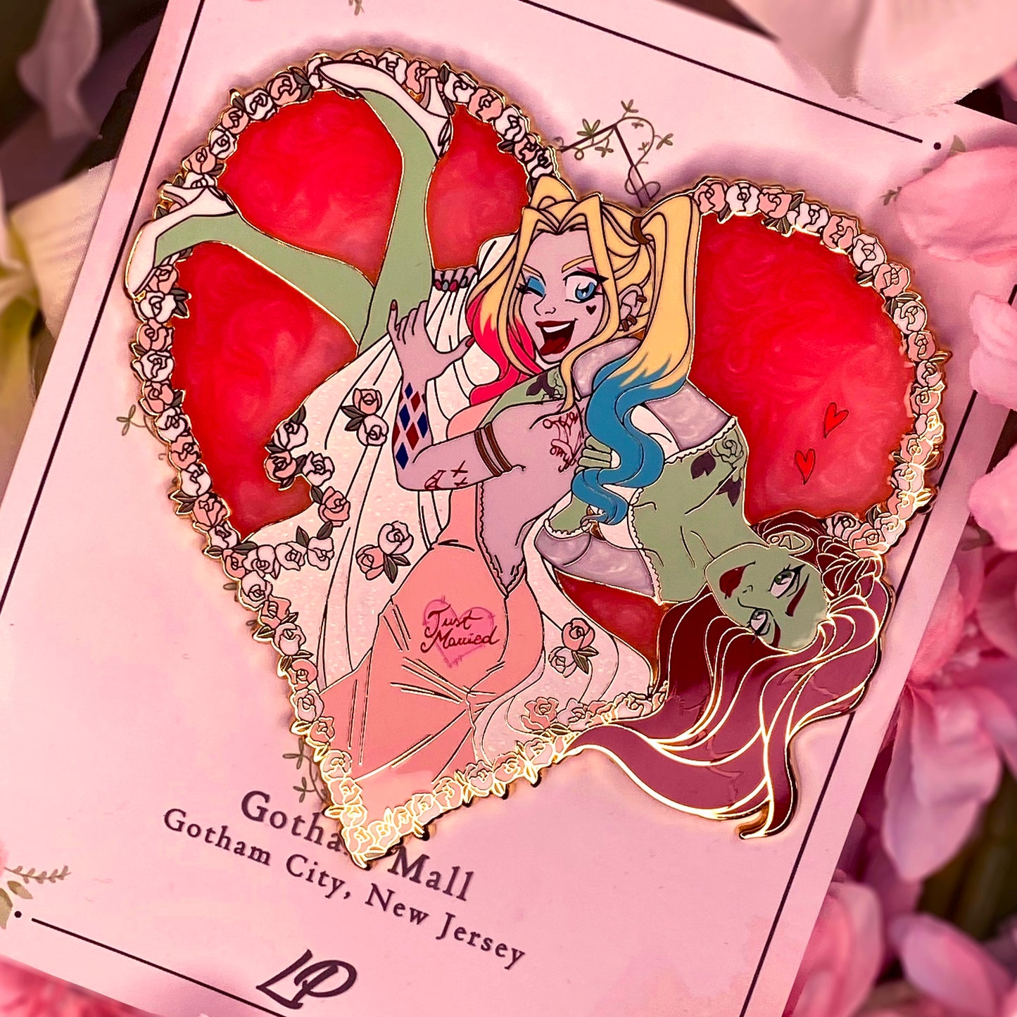 Harlivy Wedding hard enamel pin