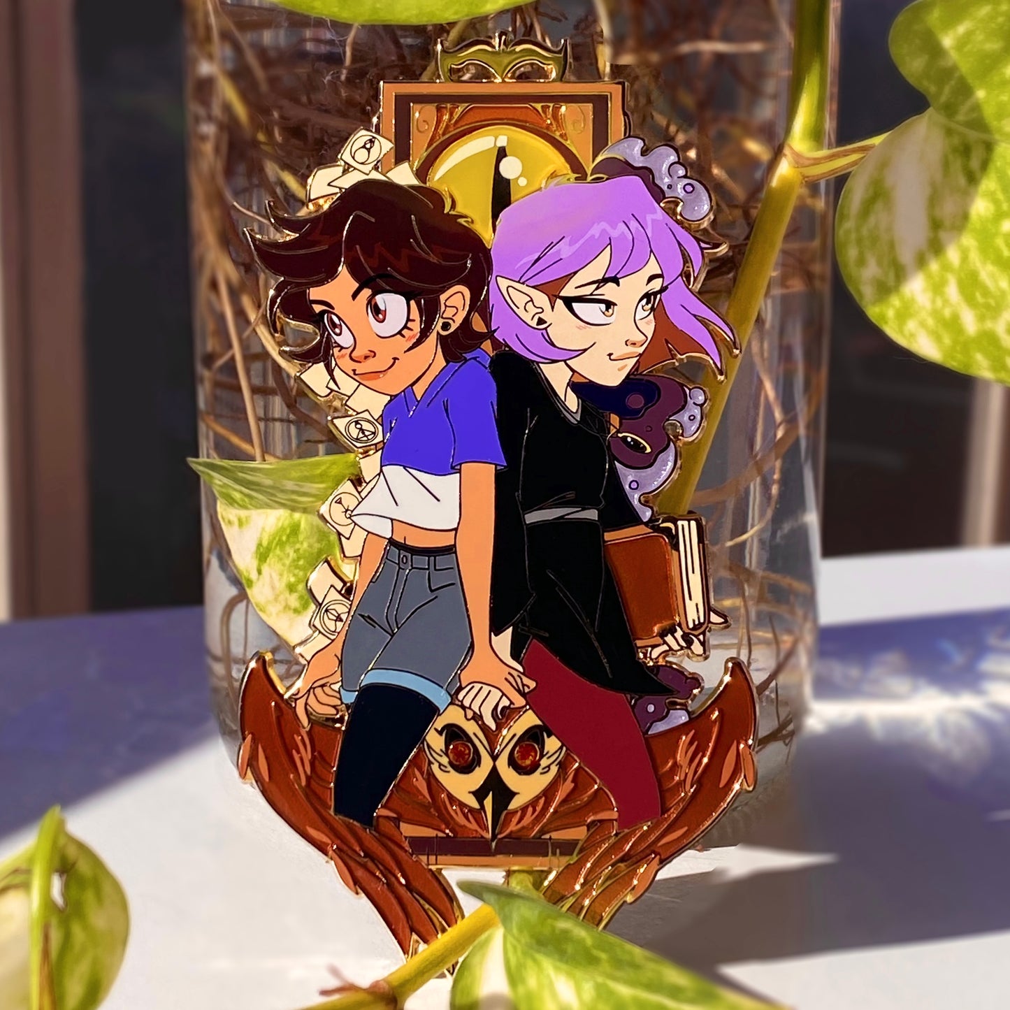 Luz & Amity hard enamel pin