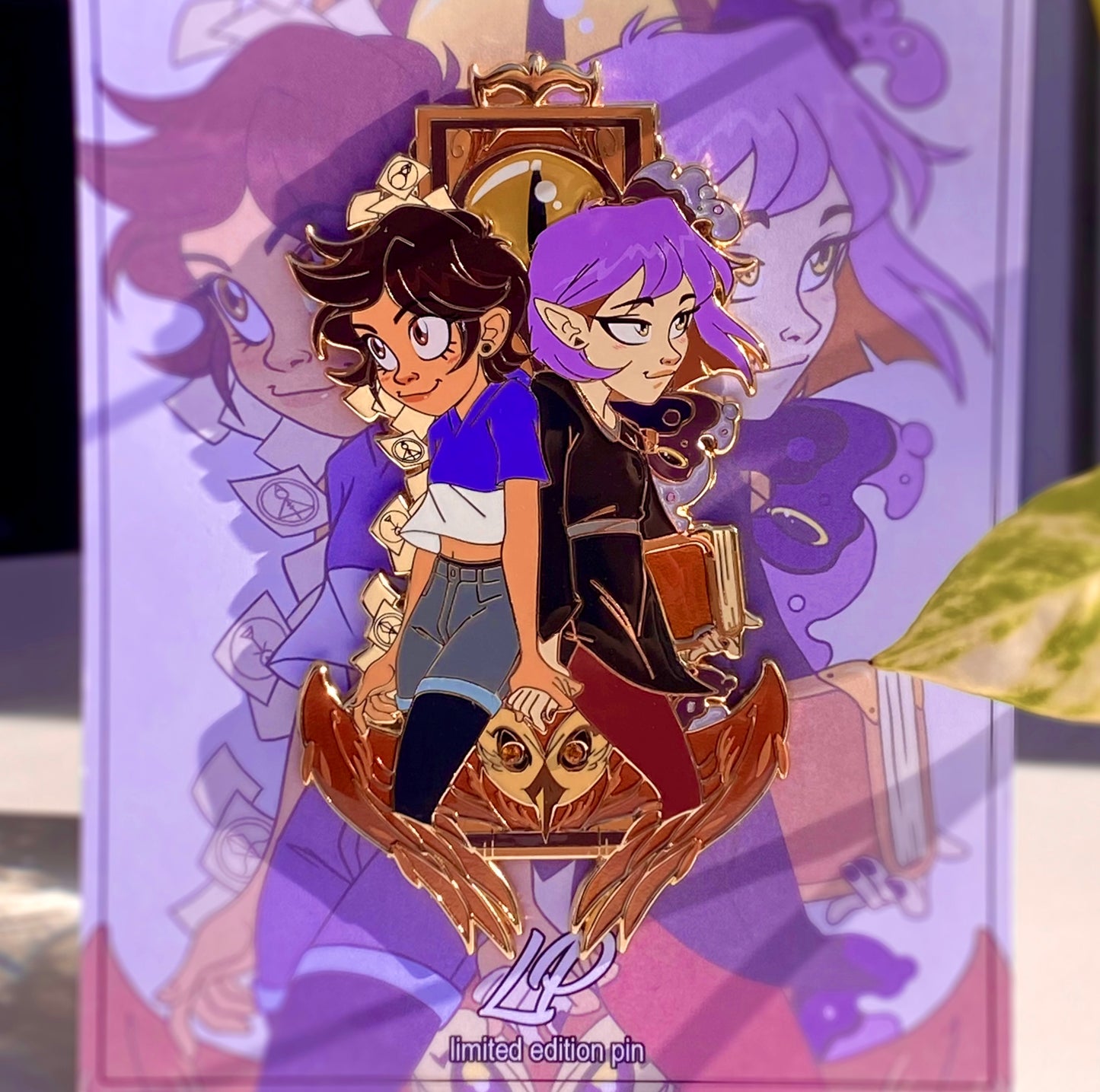 Luz & Amity hard enamel pin