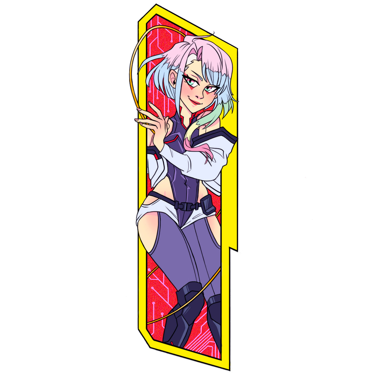 Edgerunners: Rebecca & Lucy hard enamel pin [SET/SINGLE PIN] - PREORDER