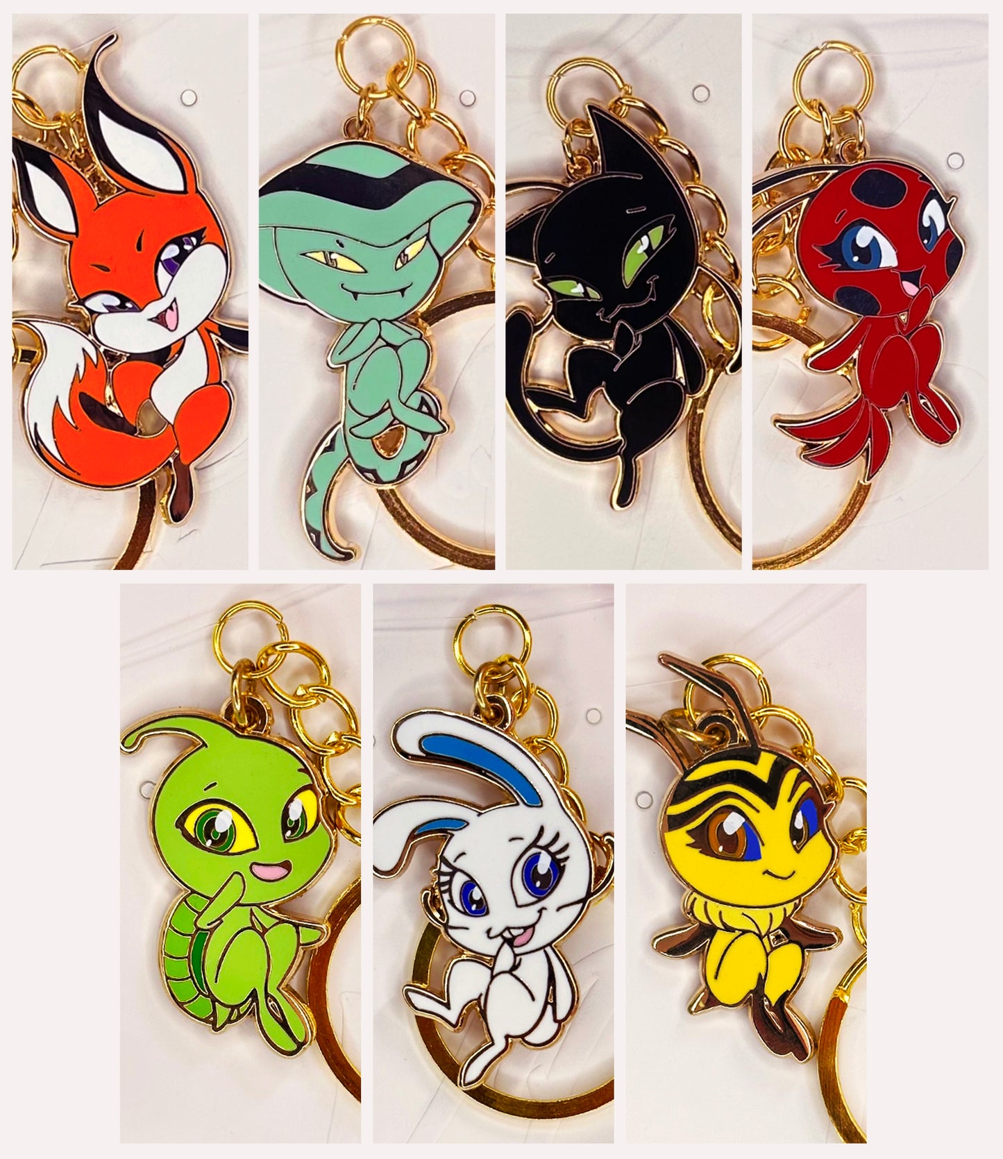 Kwamis hard enamel keychains