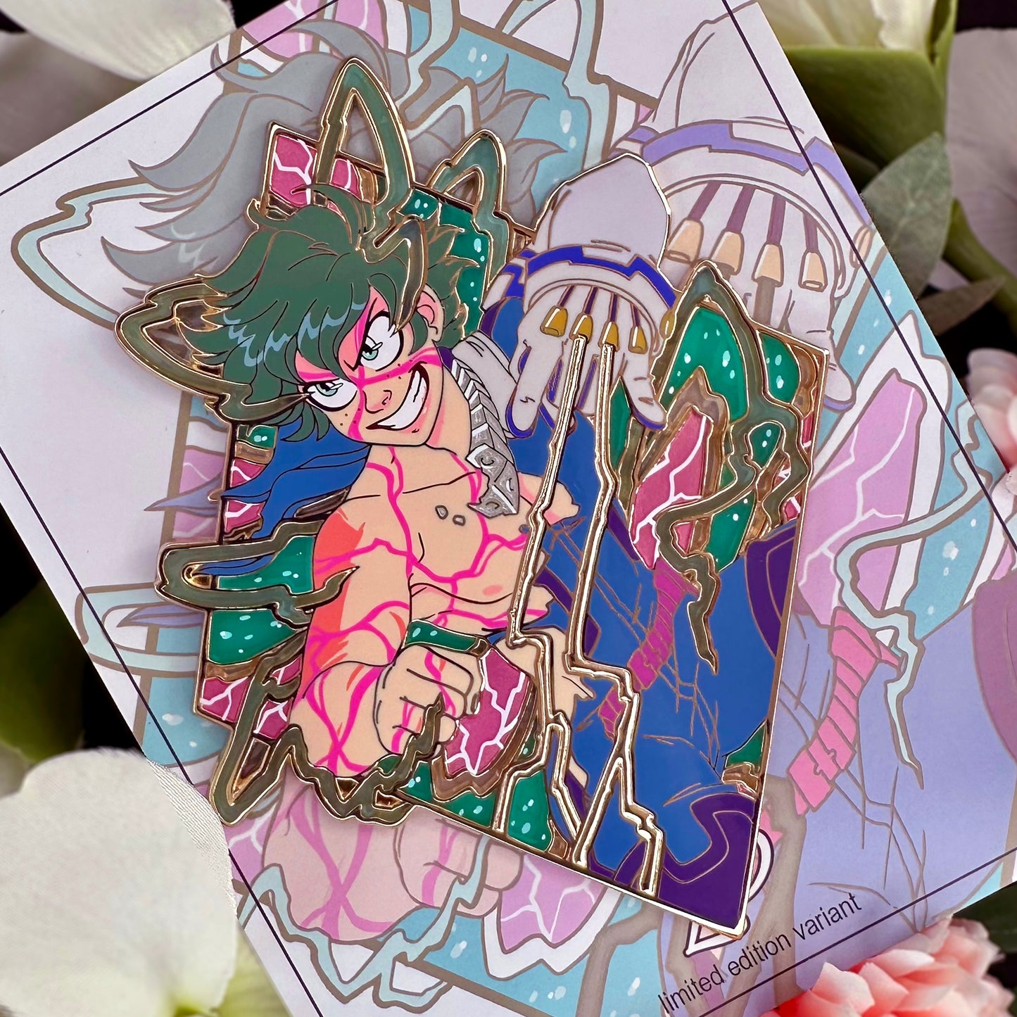 MHA Diamonds: Deku Variant hard enamel pin