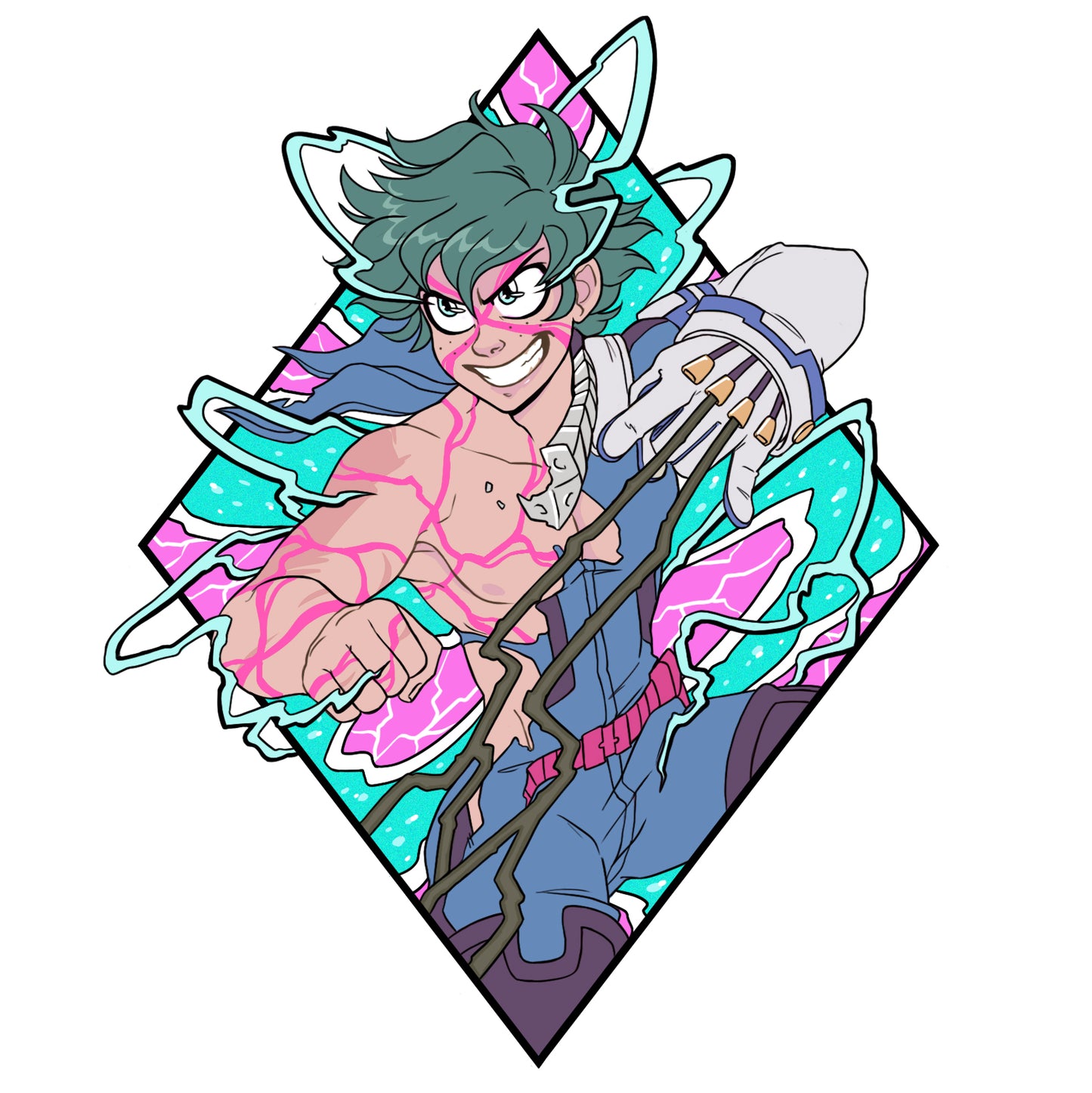 MHA Diamonds: Shoto, Bakugou, Deku Variants - SINGLE PINS