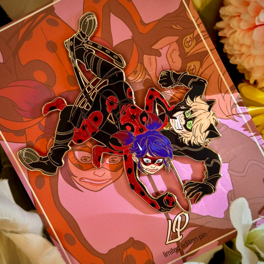 Entangled Idiots hard enamel pin