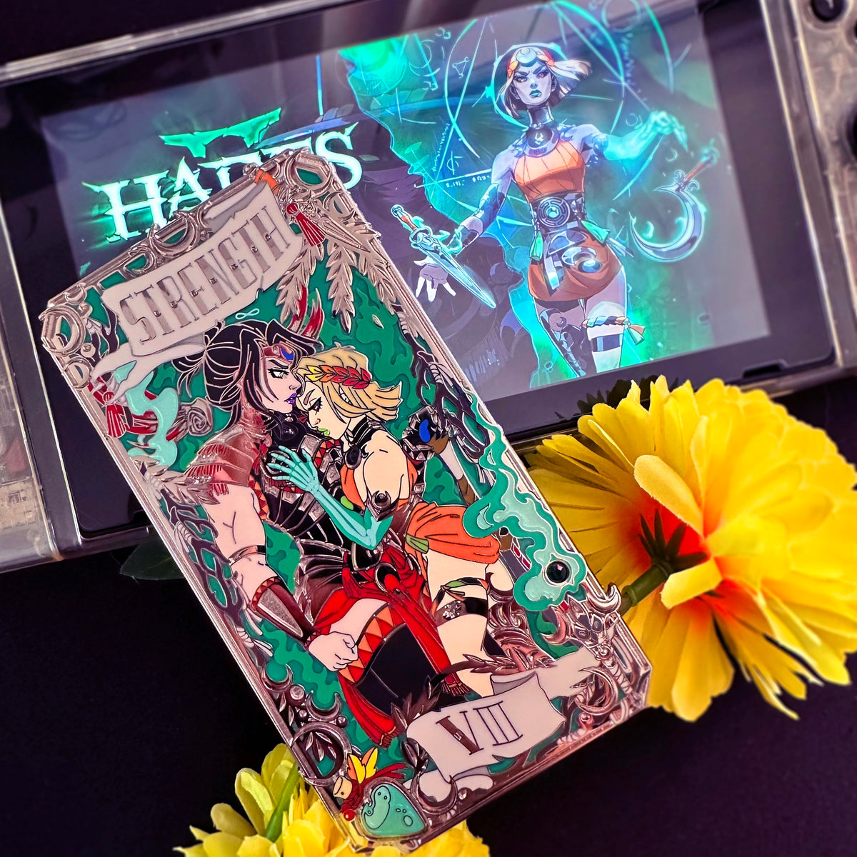 Hades II Nemesis & Melinoe hard enamel pin