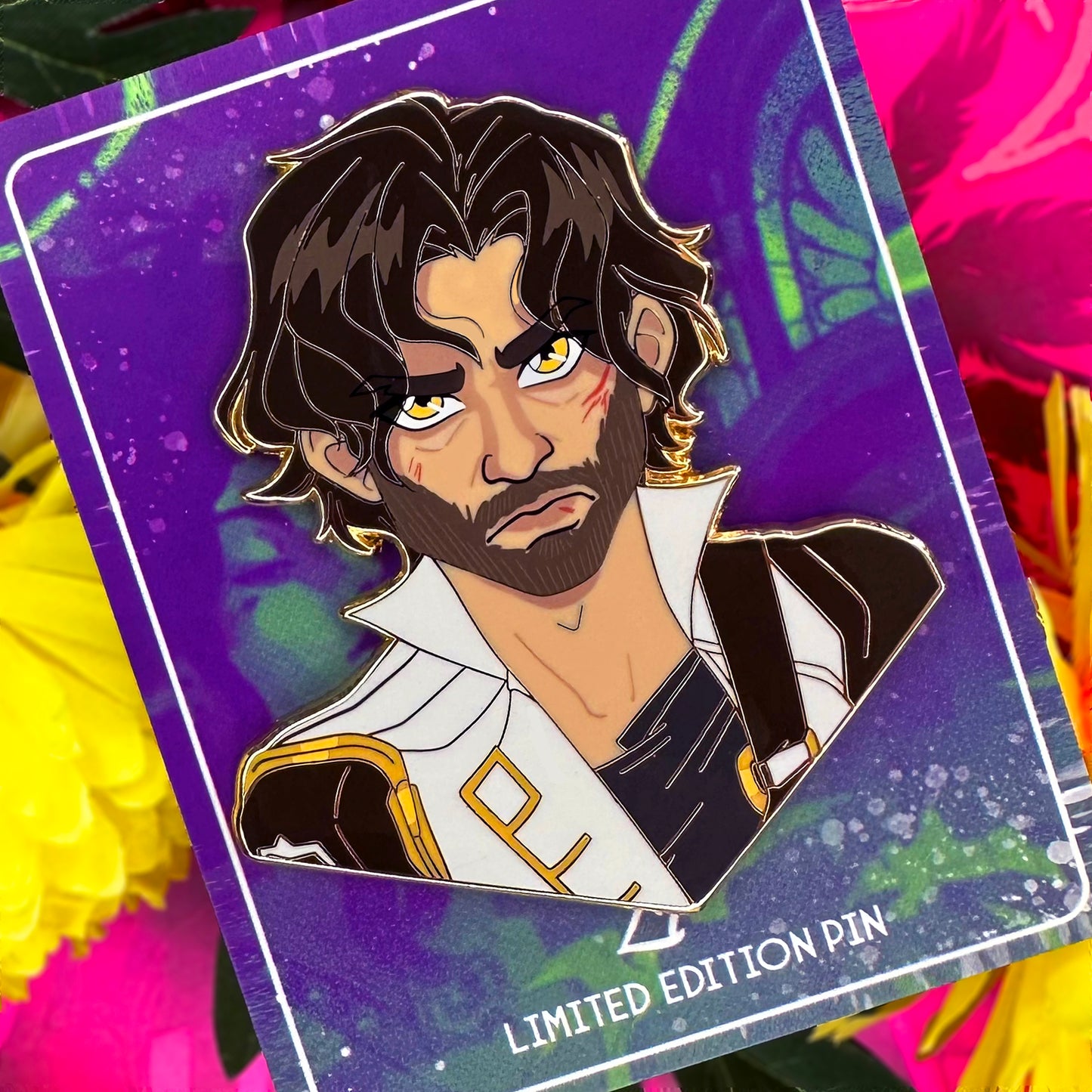 Arcane busts hard enamel pins [Caitlyn, Viktor, Jayce]