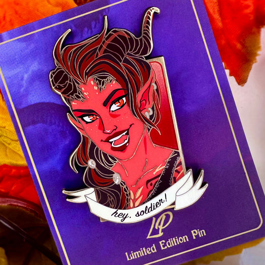 BG3 Companions: Karlach hard enamel pin