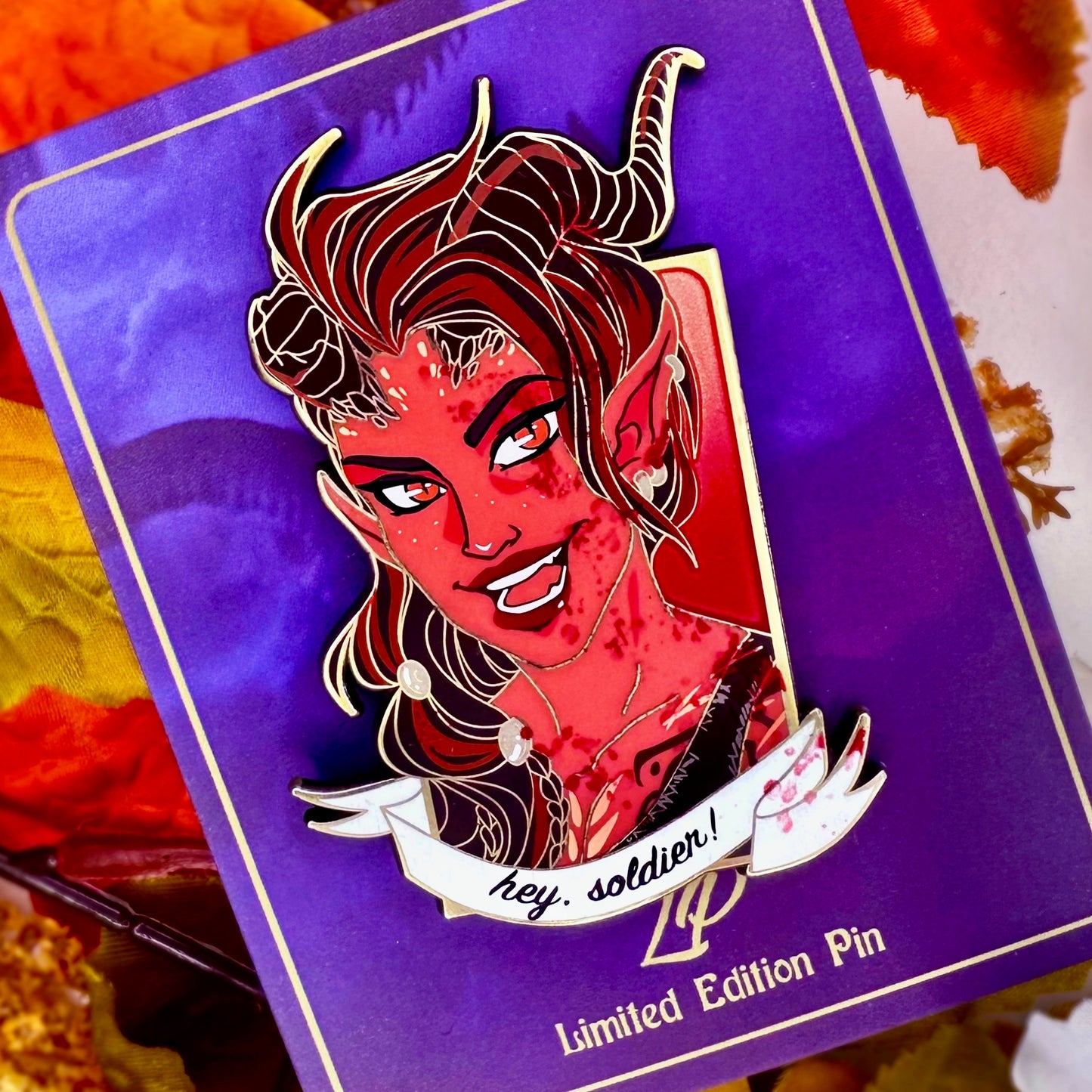 BG3 Companions: Karlach hard enamel pin