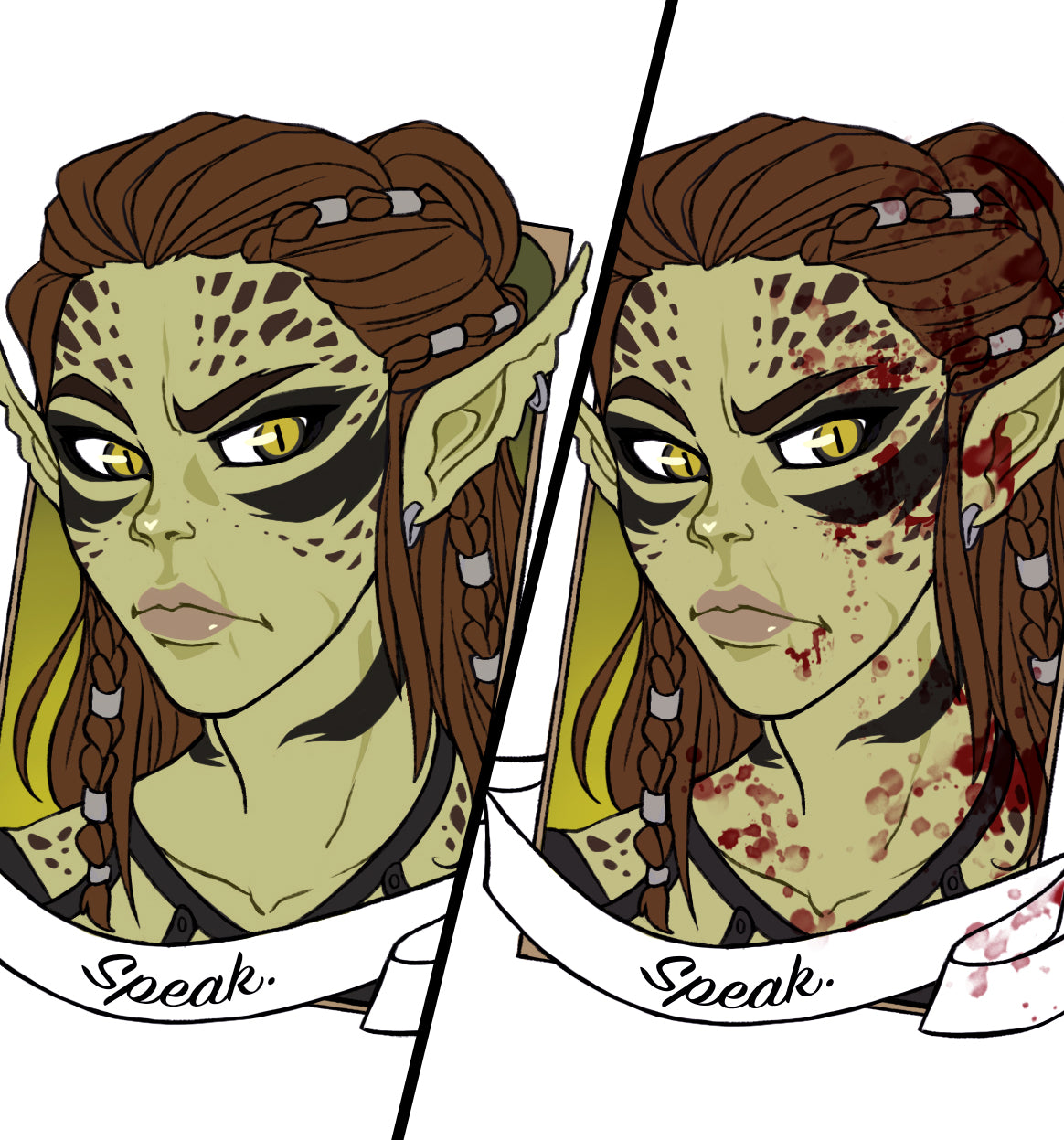 BG3 Companions: Lae'zel hard enamel pin - PREORDER