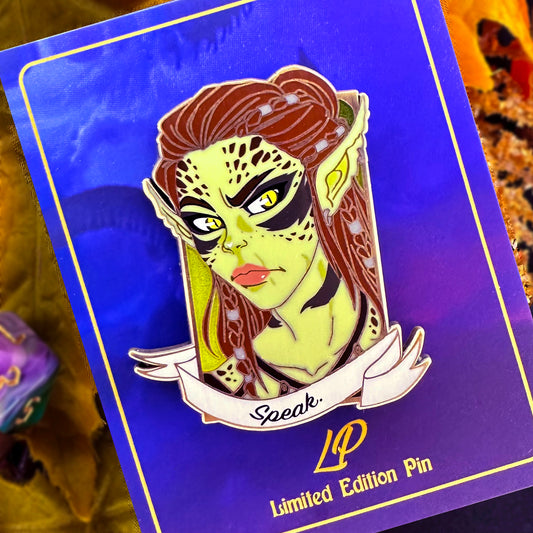 BG3 Companions: Lae'zel hard enamel pin