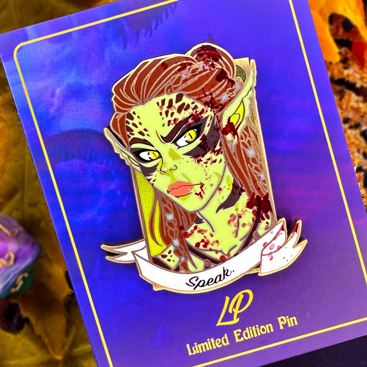 BG3 Companions: Lae'zel hard enamel pin