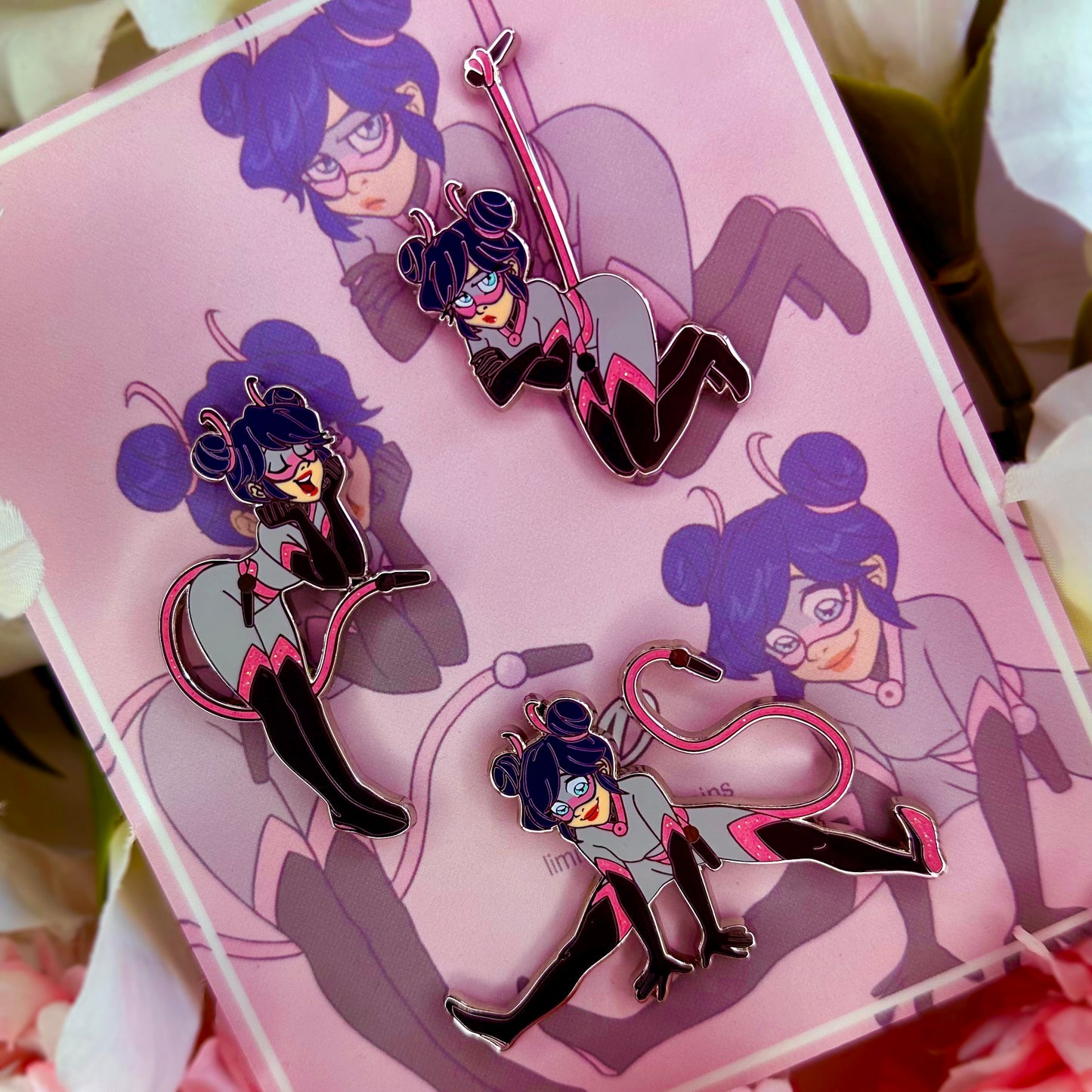 Multimouse hard enamel pins [SET]