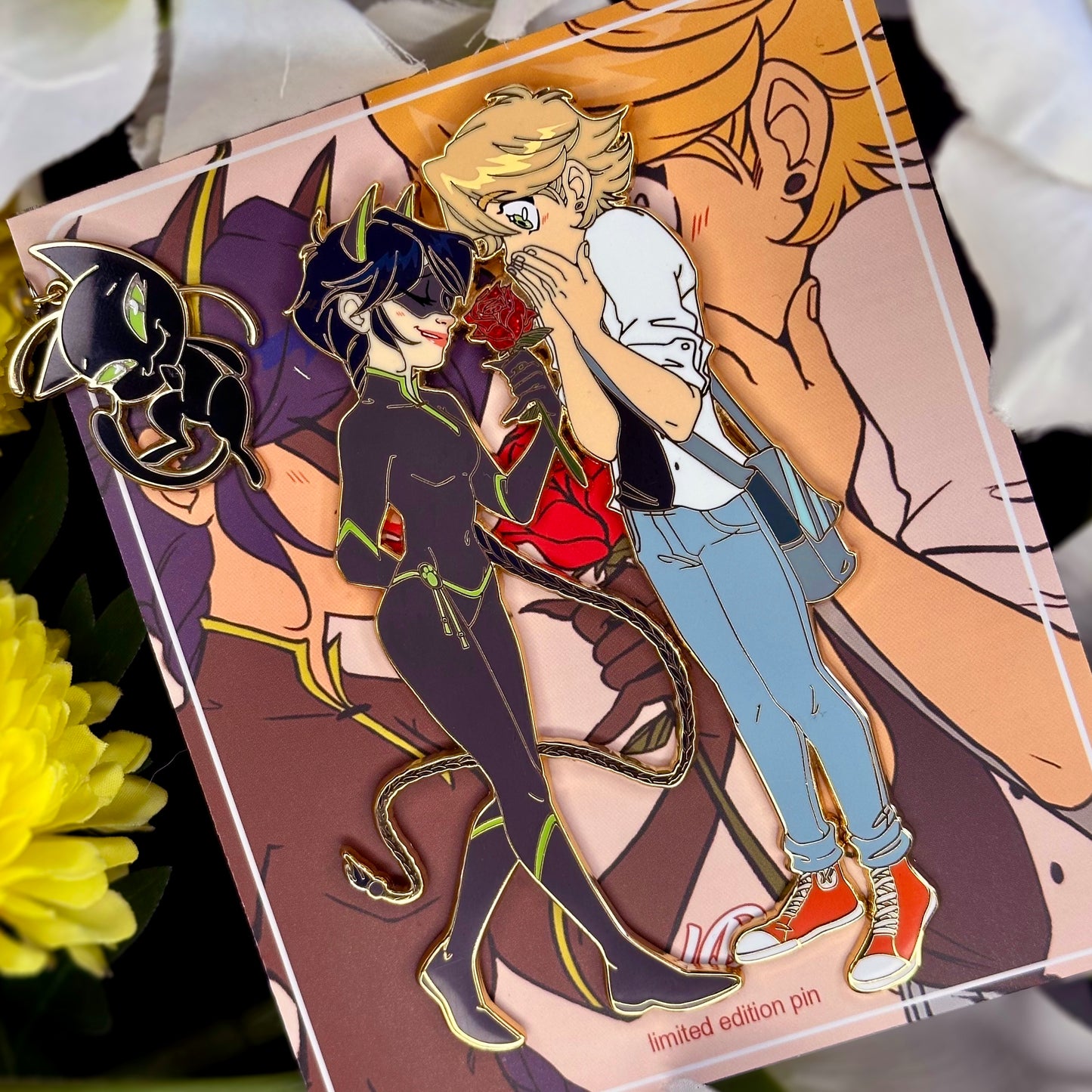 Lady Noire Romantic Adventures hard enamel pins [SET/SINGLE PIN]