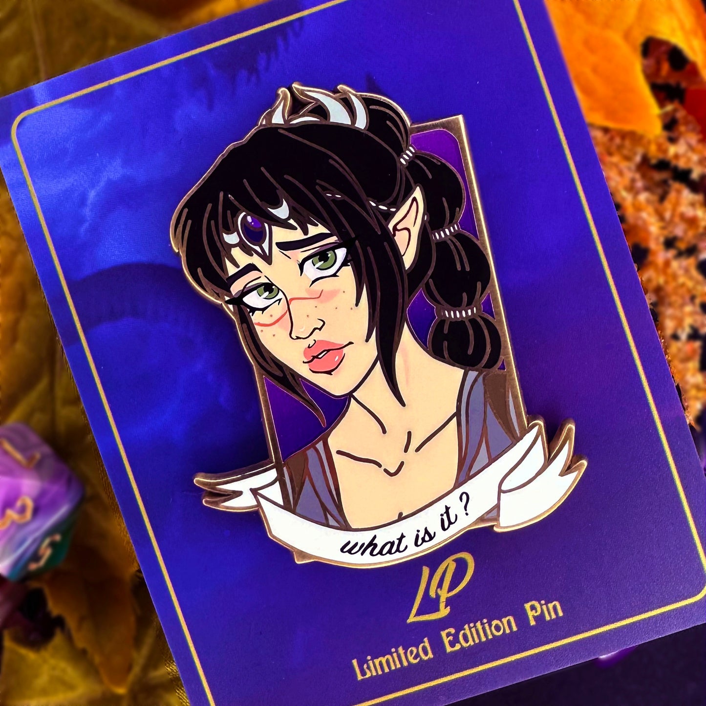 BG3 Companions: Shadowheart hard enamel pin