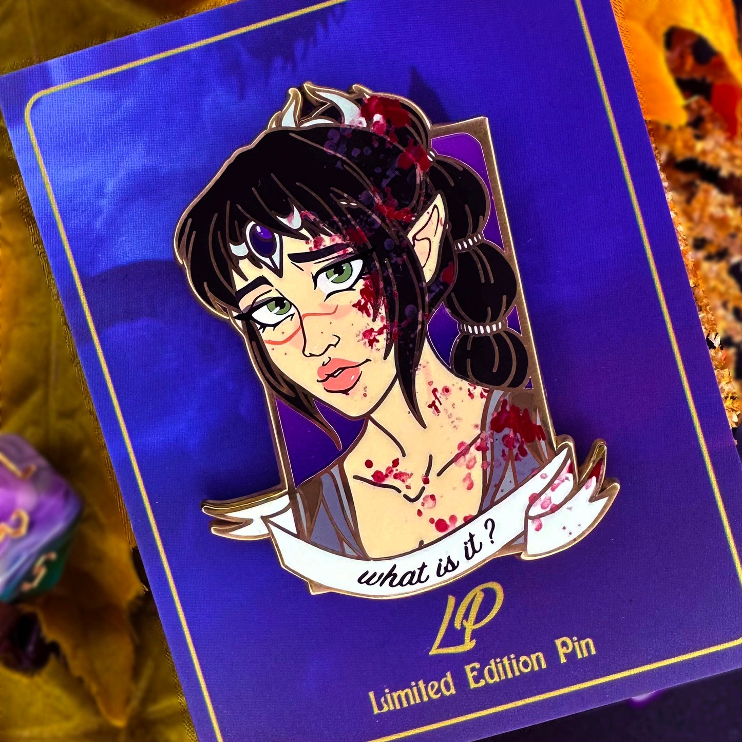 BG3 Companions: Shadowheart hard enamel pin