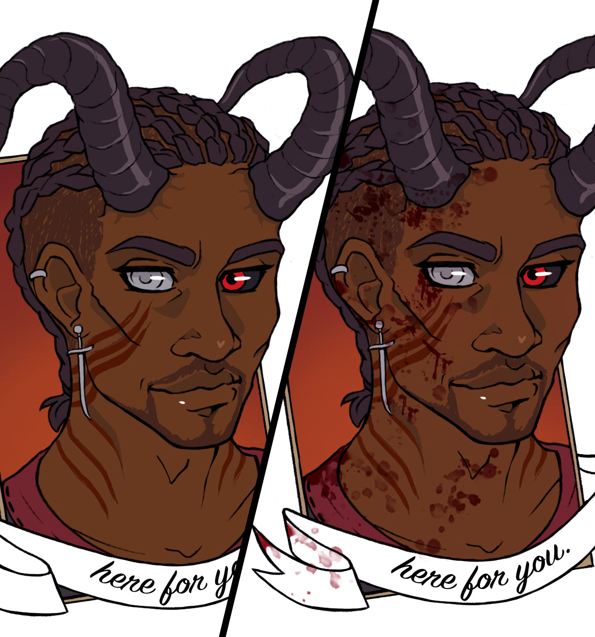 BG3 Companions: Wyll hard enamel pin - PREORDER