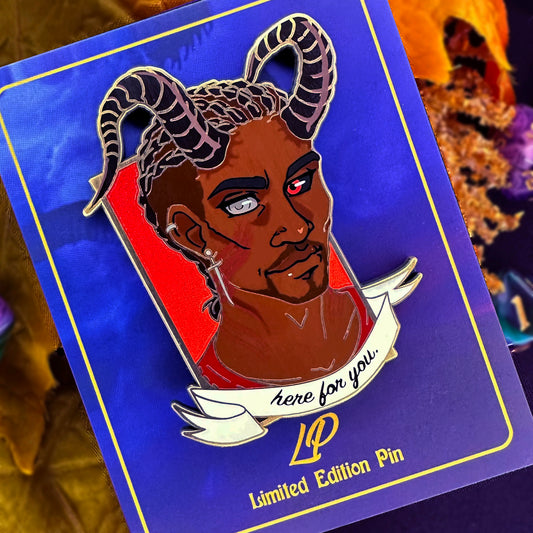 BG3 Companions: Wyll hard enamel pin